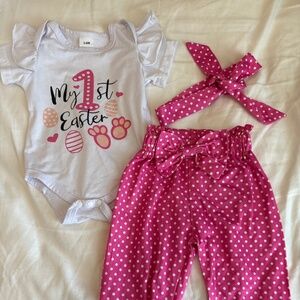 Girls first Easter outfit